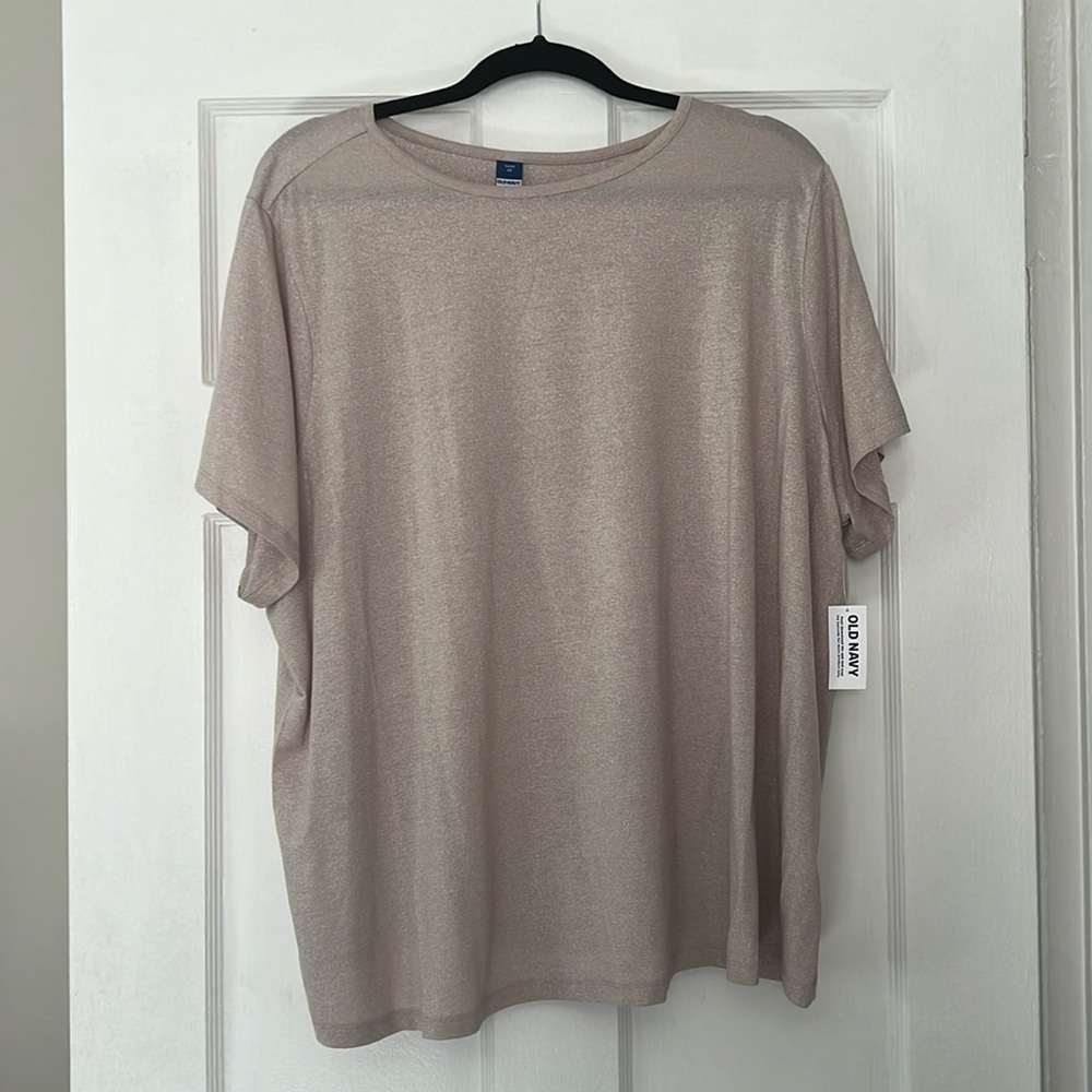 Old Navy Blush Sparkly T-Shirt